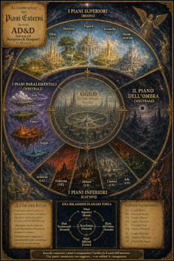 Cosmologia di AD&D (AI Generated)