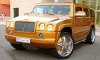 Bentley Hummer H2 Gold