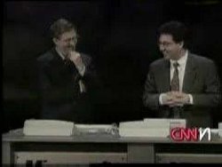 Bill Gates e Chris Capossela al COMDEX, 20 aprile 1998