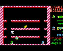 Bubble Bobble livello 1 (Taito, 1986)