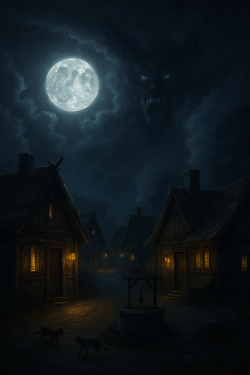 Il buio fuori dalla taverna (AI Generated)