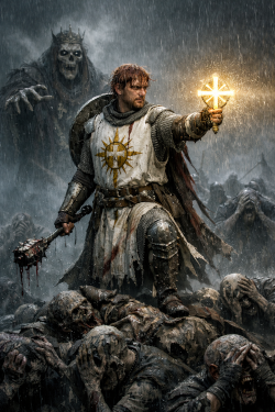 Il chierico in D&D (AI Generated)