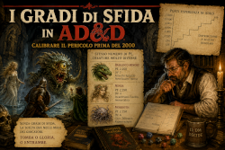 Gradi di Sfida e AD&D (AI Generated)