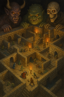 I padroni del sotterraneo (AI Generated)