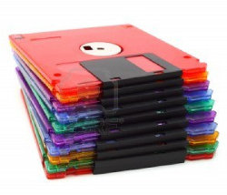 Pila di floppy disk