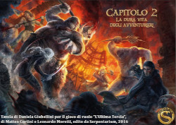 L'Ultima Torcia (capitolo 2, tavola di Daniela Giubellini, 2016)