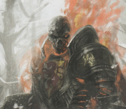 L'Ultima Torcia (scheletro bruciante)