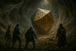 Personaggi contro dadi (AI Generated)